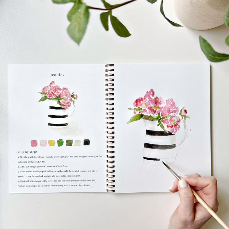 Akvarellia™ | Spark Your Creativity with Our Fun Watercolor Workbook!