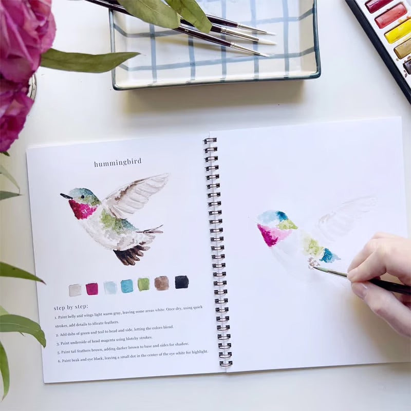 Akvarellia™ | Spark Your Creativity with Our Fun Watercolor Workbook!