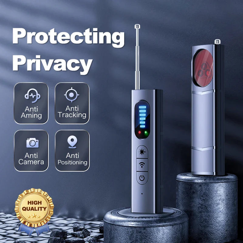 Hidden Camera & GPS Tracker Detector – Anti-Spy RF Signal Scanner for Wireless Bugs – All-in-One Privacy Protection Tool