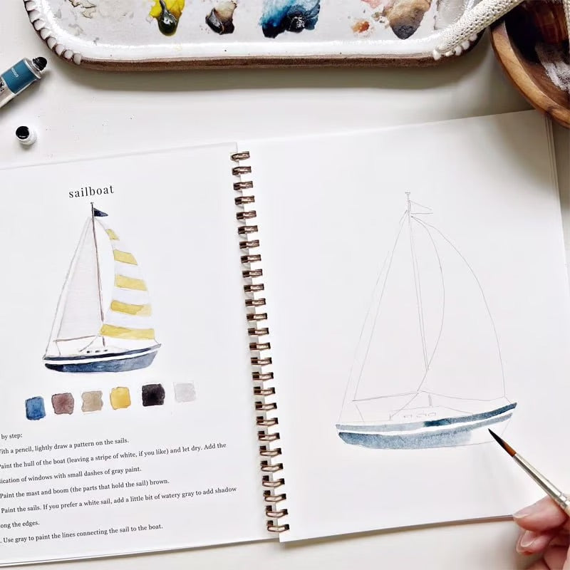 Akvarellia™ | Spark Your Creativity with Our Fun Watercolor Workbook!