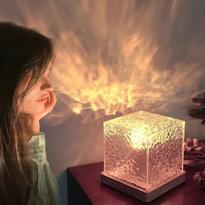 AMILL™ LED Mood Light – 16 Colors Water Ripple with Remote & USB Power
