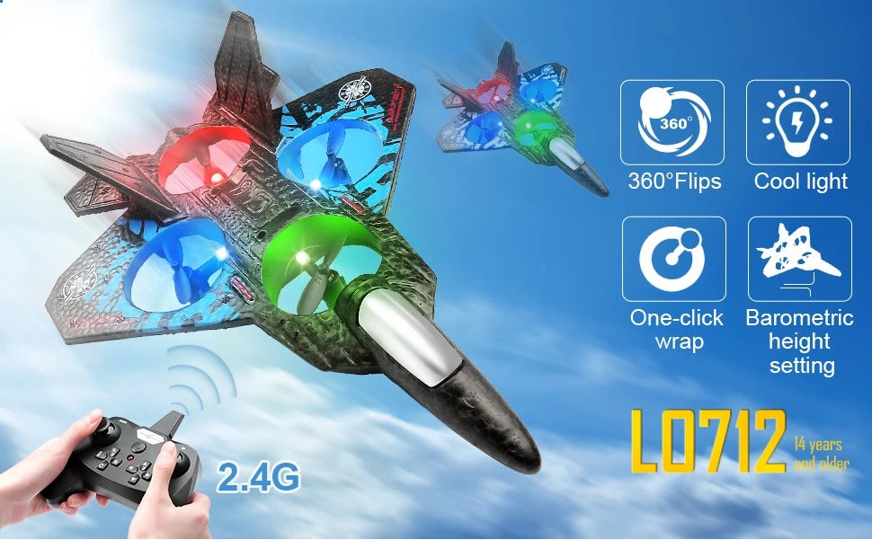 SkyRaptor™ LED RC Jet