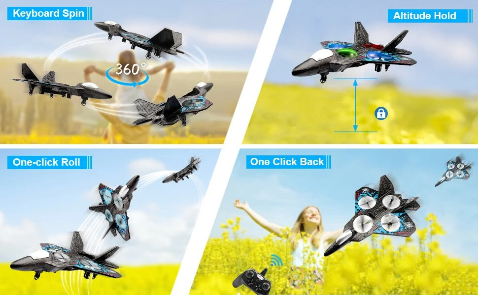 SkyRaptor™ LED RC Jet