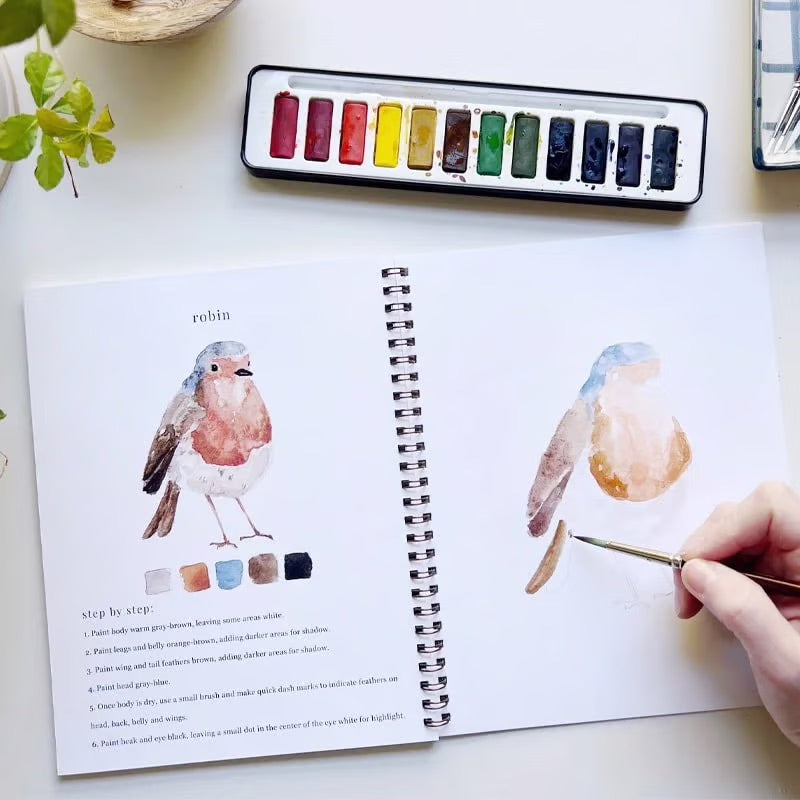 Akvarellia™ | Spark Your Creativity with Our Fun Watercolor Workbook!