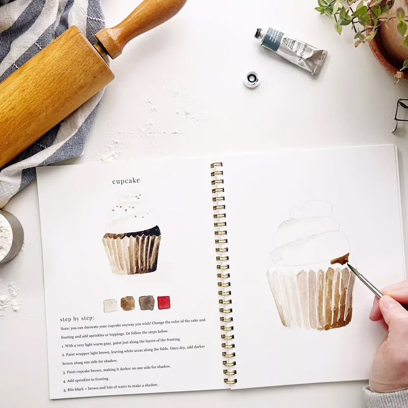 Akvarellia™ | Spark Your Creativity with Our Fun Watercolor Workbook!