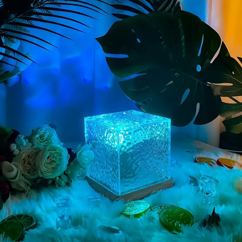 AMILL™ LED Mood Light – 16 Colors Water Ripple with Remote & USB Power
