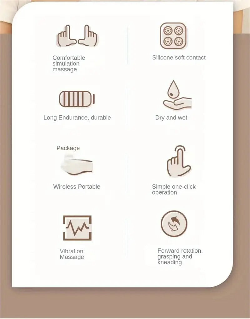 RelaxPro™ 4-Claw Electric Massager – For Humans & Pets